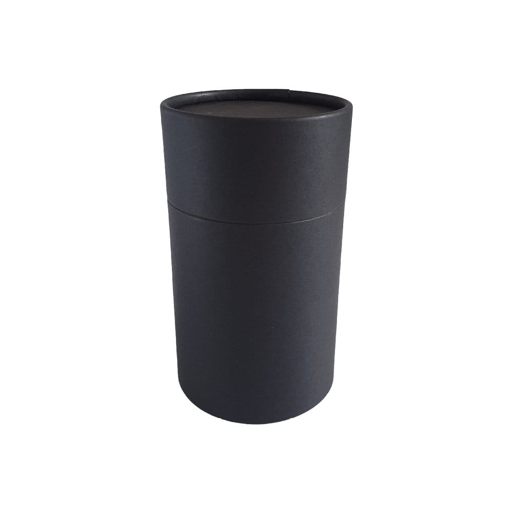 Juoda kartonine dezute, cradboard tube for candles, CraftShop