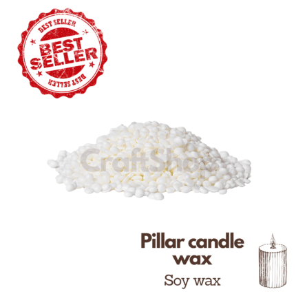 Natural Soy Wax for Pillar Candles (made in EU)